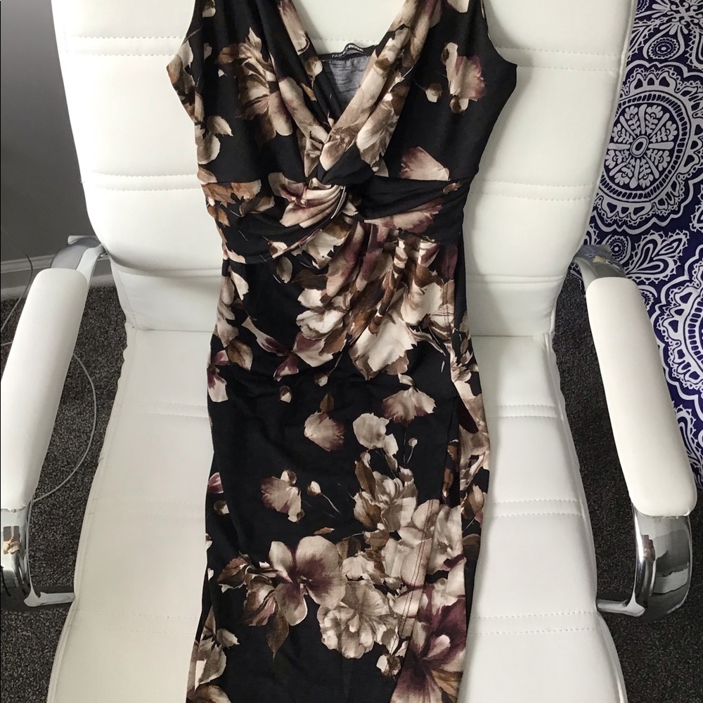 Brown & Black Summer Dress